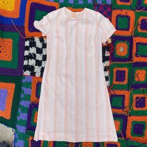 VINTAGE 1960s Shift Mini Go-Go Dress